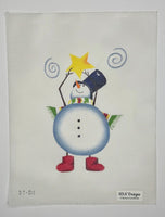 Snowman with Star
