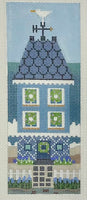 Seaside Houses: Weathervane House with stitch guide
