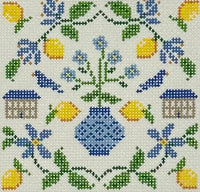 Lemon Motif Square
