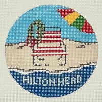 Christmas Beach Chair - Hilton Head
