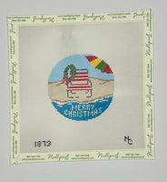 Christmas Beach Chair
