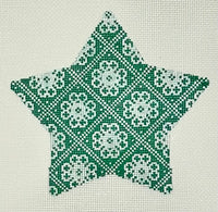 Green Nordic Star Trellis
