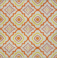 Orange Tiles Pillow
