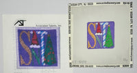 Santa Square with stitch guide
