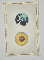 Bunny Medallion w/ Sunflower
