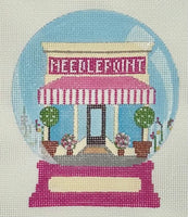 Needlepoint Shop Snow Globe
