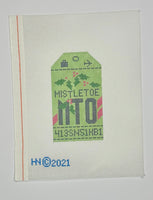 Mistletoe Travel Tag (print)
