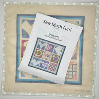 Nine Hearts with stitch guide