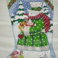 Toy Snowman Stocking