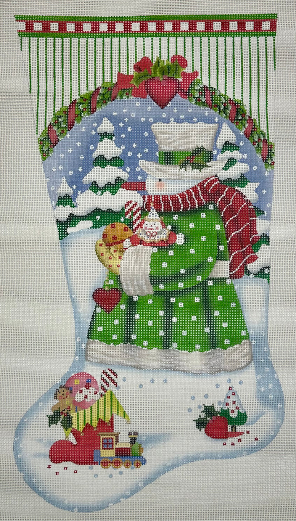 Toy Snowman Stocking