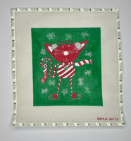 Candy Cane Christmas Kitty
