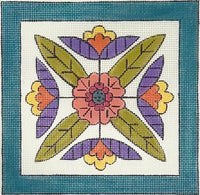 Floral Tile Square
