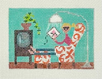 Stitching Girl
