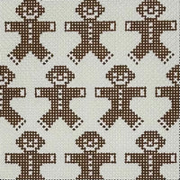 Gingerbread Men Square