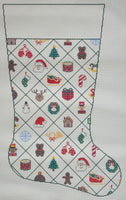 Holiday Stocking - White
