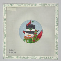 Snowman with Tree Ornament
