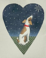 Midnight Jack Russell Heart

