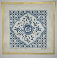 Blue & White Floral
