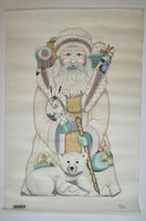 30" White Arctic Santa
