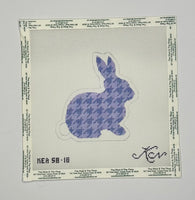 Lilac Houndstooth Bunny

