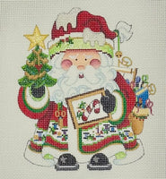 Stitching Squatty Santa
