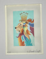Lion with Jeweled Crown
