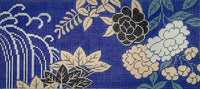 Floral on Periwinkle Insert
