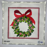 Red Candy Wreath
