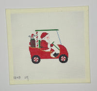 Golf Cart Santa
