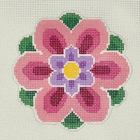 Geometric Flower - Pink
