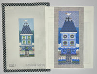 Seaside Houses: Weathervane House with stitch guide
