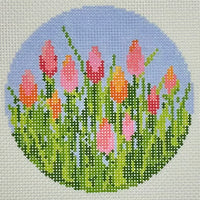 Tulip Round with stitch guide
