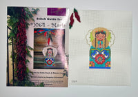 Talavera Angel - Maria with stitch guide and chilis
