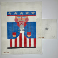 Uncle Sam Large Nutcracker Rollup
