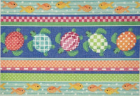 Sea Turtle Collage Clutch (print)
