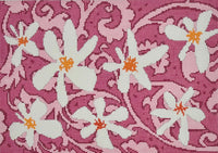 Pink w/ White Blossoms
