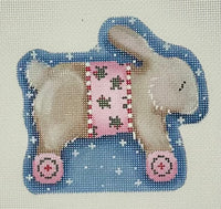 Brown Bunny on Wheels
