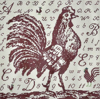 Toile Rooster - Red
