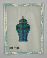 Black Watch Plaid Jar
