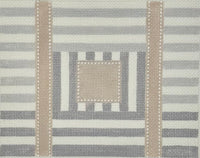 Multi Stripe Tote - Greyscale
