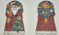 Old Fashioned Two Sided Santa
