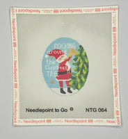 Musical Santas - Rocking Around the Christmas Tree (print)
