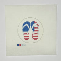 Patriotic Flip Flops (print)
