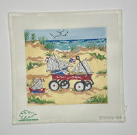 Wagon with Boats
