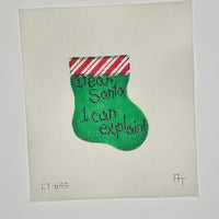 Dear Santa I Can Explain Mini Sock