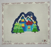 12 Pc North Pole Village Set
