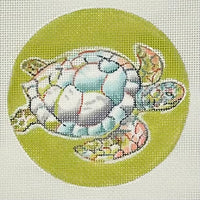 Turtle on Lime Ornament
