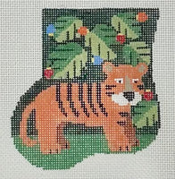 Stuffed Mini Sock: Tiger
