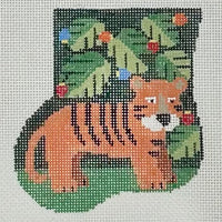 Stuffed Mini Sock: Tiger
