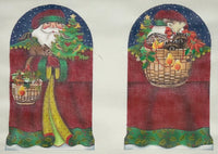 Two Sided Forest Santa Dome
